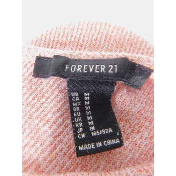 Forever 21 Pink Cami Tank Spaghetti Strap Knit Boho Witch M - Picture 9 of 9